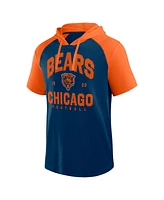 Logo Athletic Men's Navy Chicago Bears Prime Hoodie T-Shirt