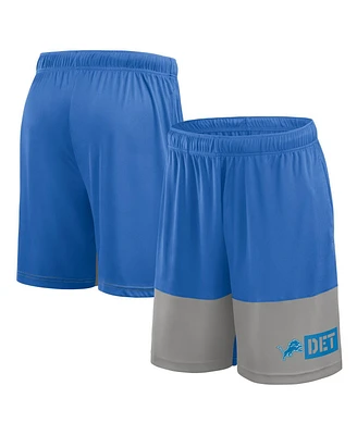Logo Athletic Men's Blue Detroit Lions Best of the Shorts