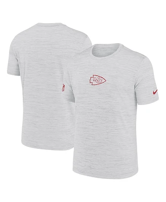 Nike Men's Ash Kansas City Chiefs Sideline Velocity Performance T-Shirt