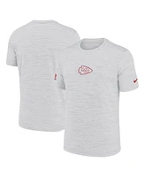 Nike Men's Ash Kansas City Chiefs Sideline Velocity Performance T-Shirt