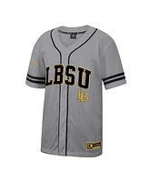 Colosseum Men's Gray Cal State Long Beach the Free Spirited Baseball Jersey