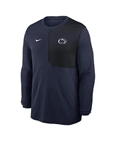 Nike Men's Navy Penn State Nittany Lions 2025 Sideline Coach Uv Performance Long Sleeve T-Shirt