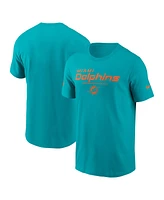 Nike Men's Aqua Miami Dolphins Sideline Performance T-Shirt