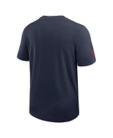 Nike Men's Navy New England Patriots Sideline Uv Performance Coach T-Shirt