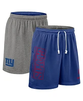 Nike Men's Royal New York Giants Sideline Reversible Performance Shorts