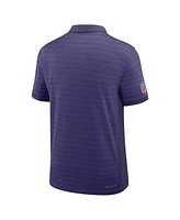 Nike Men's Purple Baltimore Ravens Sideline Victory Stripe Performance Polo Shirt