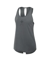 Nike Women's Gray New Orleans Saints Glory Crisscross Performance Tank Top