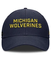 Nike Men's Navy Michigan Wolverines Rise Practice Adjustable Hat
