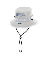 Nike Men's Gray Duke Blue Devils 2025 Sideline Apex Boonie Performance Bucket Hat