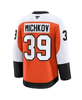 Fanatics Men's Matvei Michkov Orange Philadelphia Flyers Home Premium Jersey