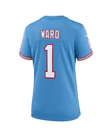 Nike Women's Cam Ward Light Blue Tennessee Titans 2025 Nfl Draft 2nd Alternate Game Jersey