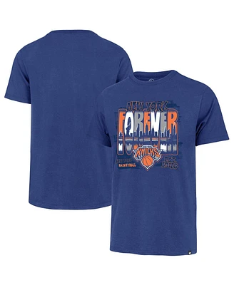 '47 Brand Men's Blue New York Knicks Super Regional Franklin T-Shirt