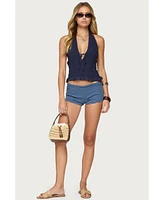 Edikted Women's Larissa Scrunch Halter Top