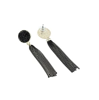 Sohi Circular-Tassel Drop Earrings