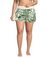Lands' End Plus 3" Board Shorts with Panty