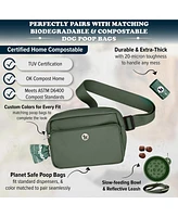 Puppington 3-in-1 Dog Walk Bag & Travel Bowl with Matching Planet-Safe poop Bags