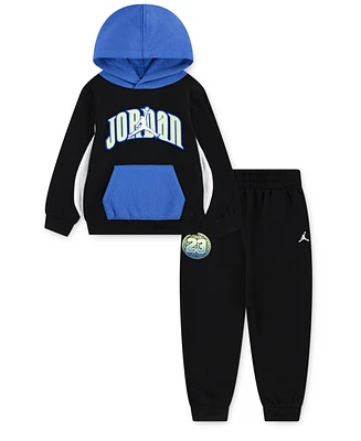 Jordan Little Boys 2-Piece Gametime Fleece Pullover Hoodie and Pants Set