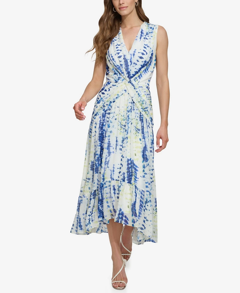 Dkny Women's Tie-Dyed Midi Dress