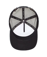 Goorin Bros. Men's White/Black the King Trucker Adjustable Hat