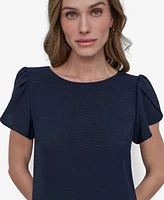 Dkny Women's Drop-Waist Tulip-Sleeve Dress