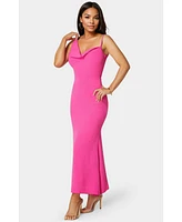 Bebe Women's Airflow Cowl Maxi Dress
