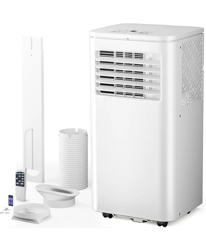 Zafro 10,000 Btu Portable Ac, 3-in-1 with Fan & Dehumidifier, Fast Cooling, Sleep Mode, 24H Timer, Easy Setup & Move – for Home, Bedroom, Offic