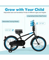 Kids Bike with Adjustable Handlebar and Saddle