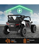 12V Kids Ride on Truck with 3 Speeds and Reverse Forward Function