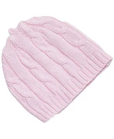 Baby Girls Cable Knit Beanie Hat