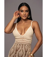 Jluxlabel Women's Great Escape Crochet Maxi Dress