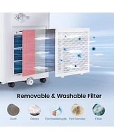 Volenca 90 Pint 6000 Sq. Ft Dehumidifier with Continuous and Auto Mode
