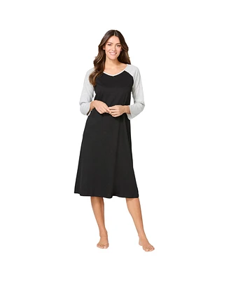 Dreams & Co. Women's Baseball Sleepshirt