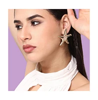 Sohi Starfish Drop Earrings