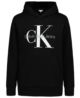 Calvin Klein Big Boys Old School Logo Pull On Hoodie