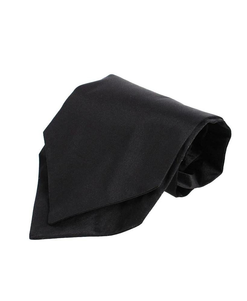 Trafalgar Men's Grant Solid Colored Silk Ascot