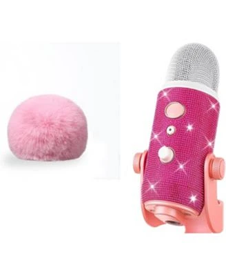 ZealSound Furry Windscreen d65p Microphone Diamond Sticker syp-us bundle