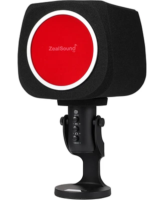 ZealSound Usb Condenser Microphone k66 and ws18r Pop Filter Bundle