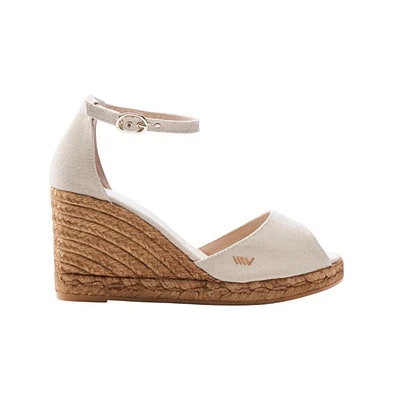 Aiguafreda Canvas Espadrille Sandal Wedges