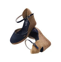 Satuna Canvas Espadrille Wedges