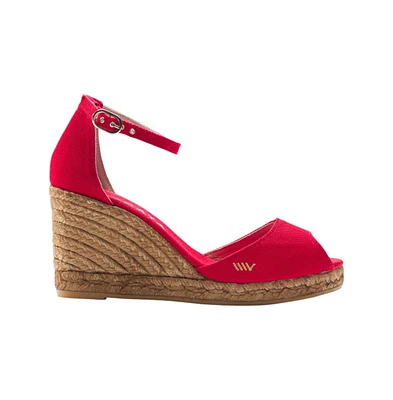 Aiguafreda Limited Edition Canvas Espadrille Sandal Wedges
