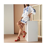 Aiguafreda Limited Edition Canvas Espadrille Sandal Wedges