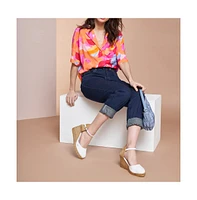Satuna Limited Edition Canvas Espadrille Wedges