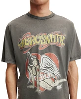 Cotton On Men's Cropped Fit Music T-Shirt