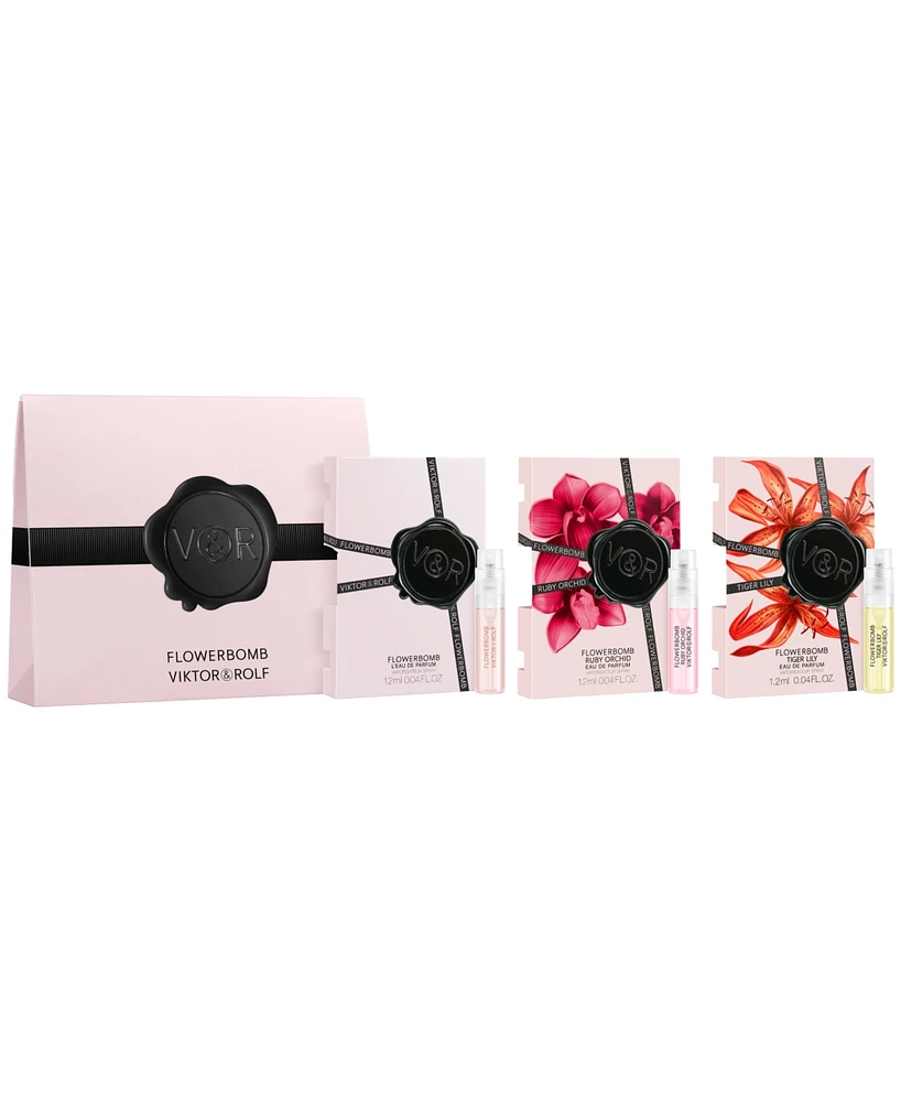 Free Flowerbomb Fragrance Sampler Set with any $145 Viktor & Rolf women's fragrance purchase