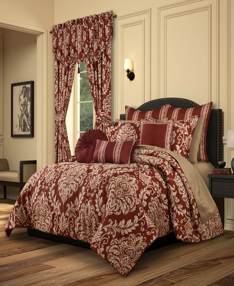 Royal Court Lazia Damask 3-Pc. Comforter Set, Full/Queen