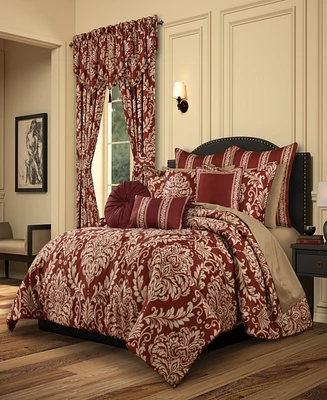 Royal Court Lazia Damask 3-Pc. Comforter Set, Full/Queen