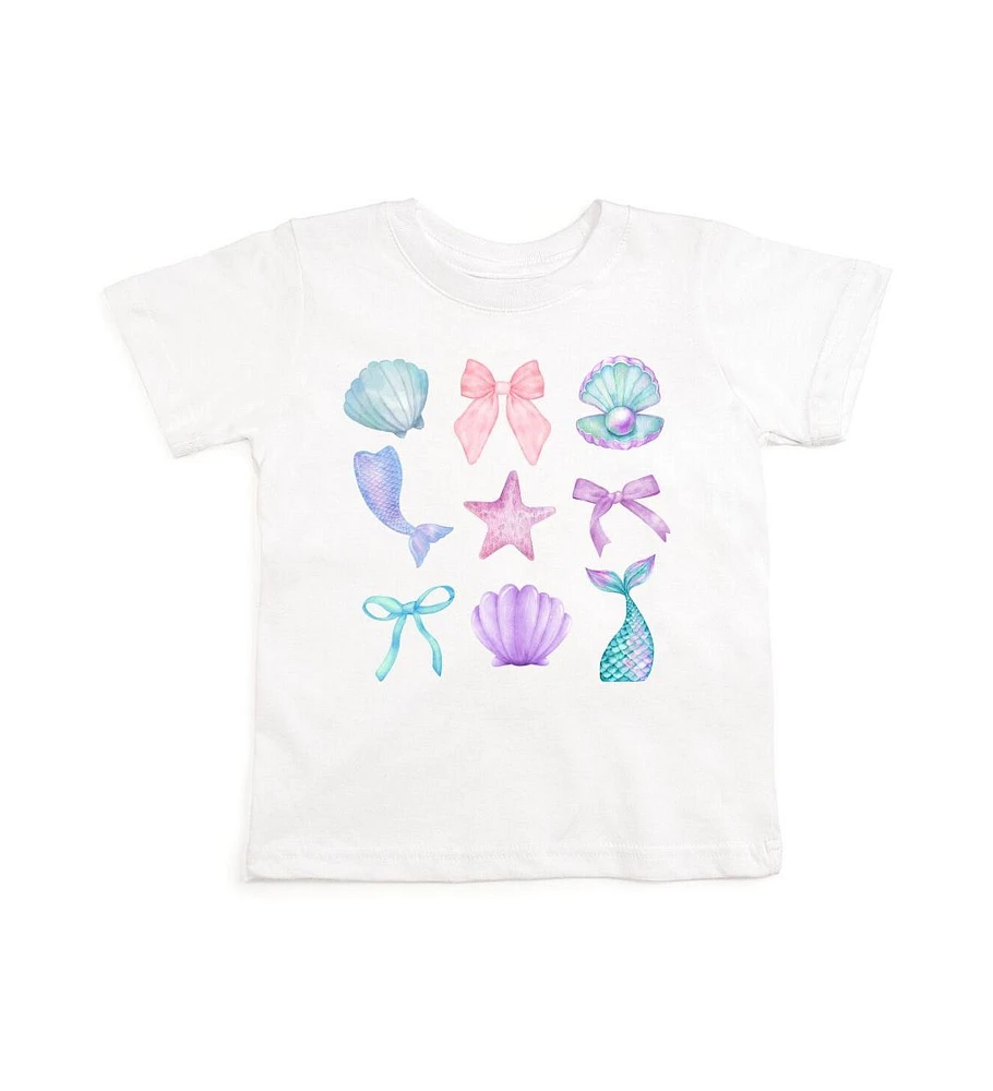 Sweet Wink Toddler Girls Mermaid Cutie Short Sleeve T-Shirt