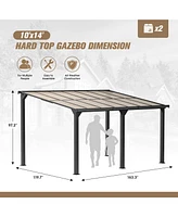 Mondawe 10 x Ft Lean to Gazebo