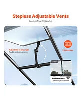 Slickblue Polycarbonate Greenhouse Outdoor Walk-in Greenhouse for Garden