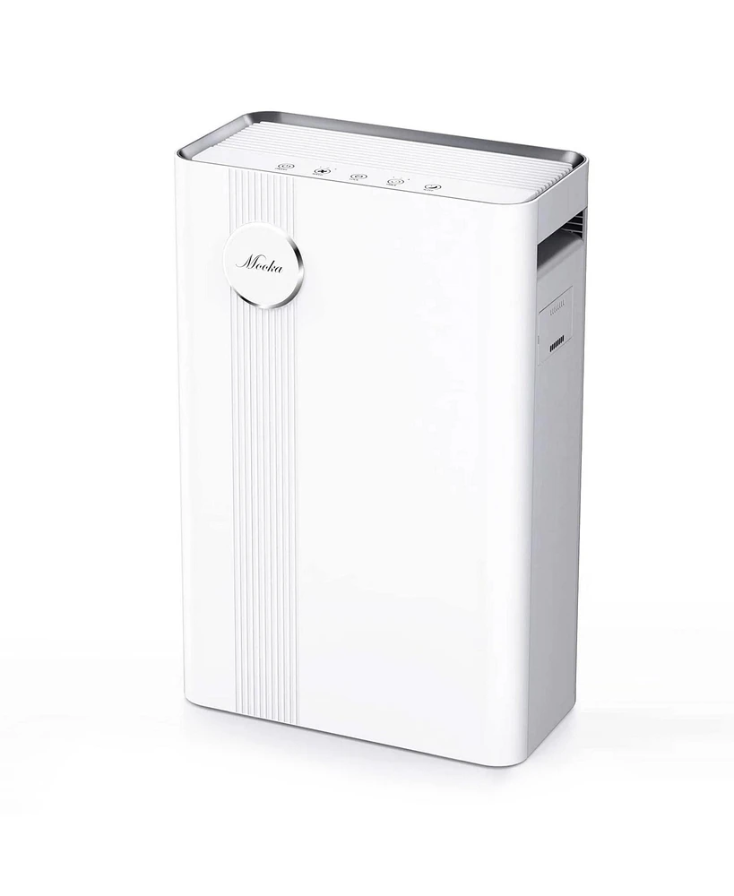 Mooka KJ203F-142 Home Air Purifier for Large Rooms with True Hepa Air Filter